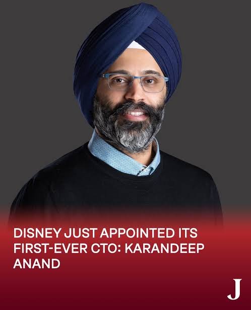Sikhpioneers74's tweet photo. Congratulations to Sikh American Engineer Karandeep singh anand on Being appointed Disney's first company-wide Chief Technology Officer . He was part of the team involved in building the Azure platform 🔥🔥🔥 https://t.co/rRQg6YFU6o