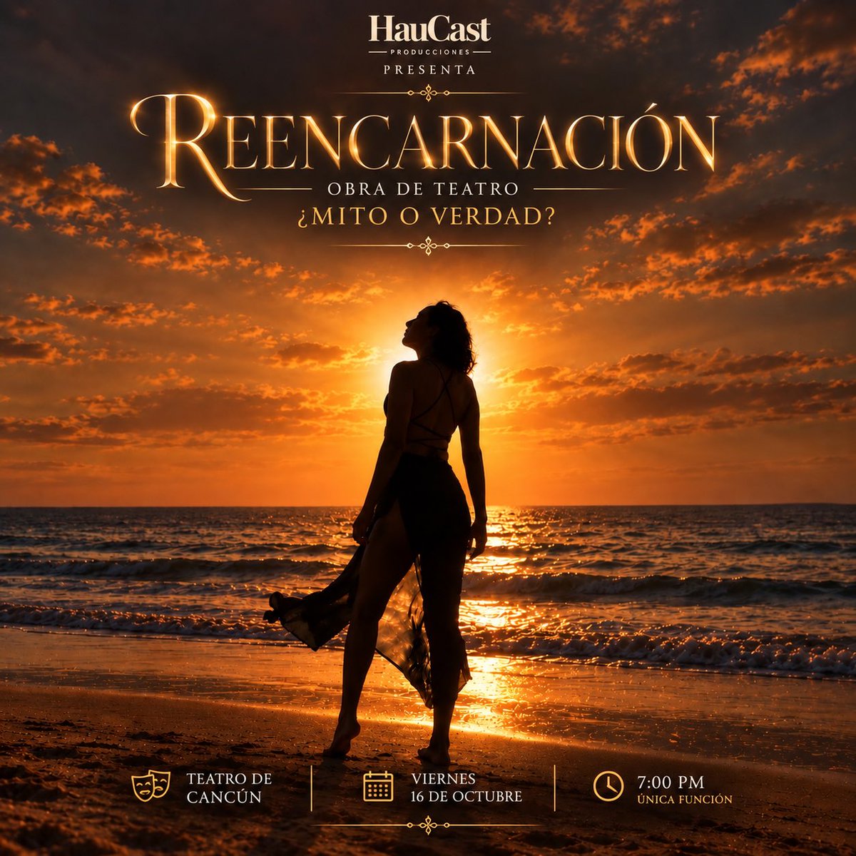 reencarnacion26's tweet photo. Almas que parecen encontrarse una y otra vez. 
Amor, envidia, dolor y pasión…

Reencarnación, ¿mito o verdad?

🎭 Viernes 16 de octubre · 7:00 PM
📍 Teatro de Cancún
Única función.

#Reencarnación #MitoOVerdad #TeatroDeCancún #Teatro #Cancún https://t.co/F2UGkTfaq8