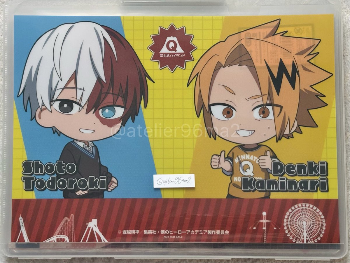 atelier96ma2's tweet photo. 【交換】 ヒロアカ 富士急ハイランド スタンプラリー クリアファイル ランチョンマット

譲) クリアファイル 集合、緑谷、轟
ランチョンマット 轟 上鳴

求)クリアファイル 爆豪

都内手渡しor郵送

検索からでもお気軽にお声掛けください。よろしくお願いいたします🙇‍♀️ https://t.co/VrWl1enpxE