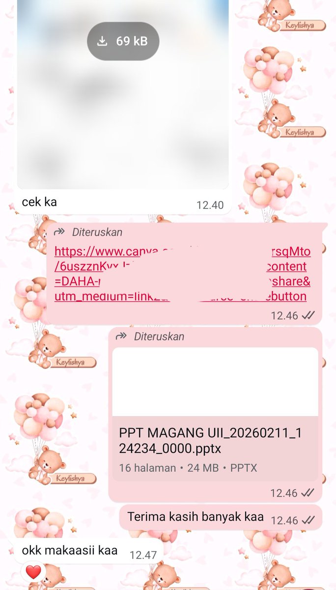 keylishyaa's tweet photo. JOKI PPT
Open jasa joki PPT magang, sidang, sempro, dan lain sebagainya. Fee start 4k yaa gaiss udah free revisi dan ringkas materi 🤩 Hasil dijamin memuaskan yaa karena cust sampe repeat order berkali-kali hihi 🥹🫶
#jokippt #magang #sidang #sempro #editppt #jokiedit #skripsi https://t.co/dza35FOrkX