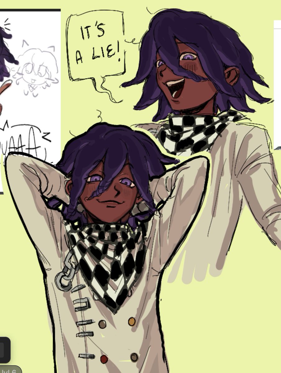 sqwigeon's tweet photo. oh my god #drv3 #kokichiouma https://t.co/L8ydl2xHJG