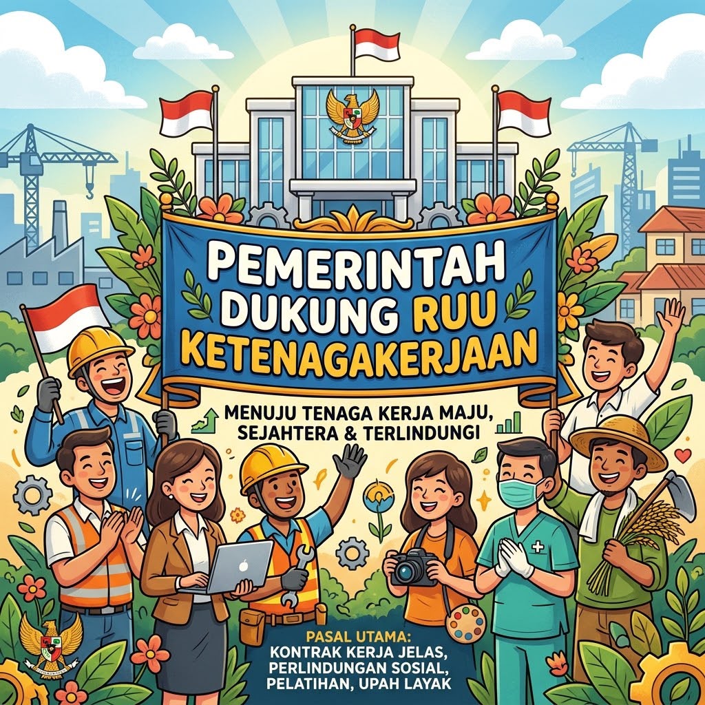 JintaKusuma's tweet photo. Pemerintah dukung RUU Ketenagakerjaan #PemerintahBersamaBuruh https://t.co/lqAUNd1yV2