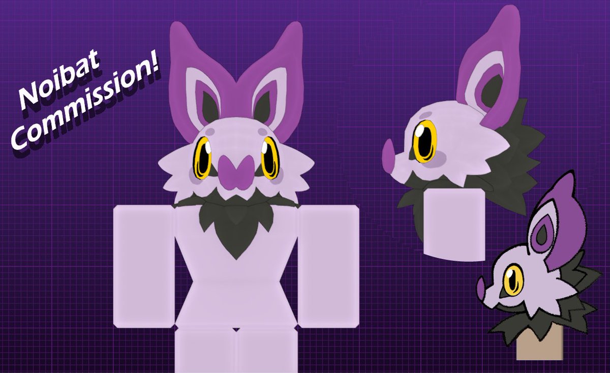 hu5p_'s tweet photo. A Noibat Commission I recently completed!!

#roblox #ugc #robloxugc #noibat #pokemon https://t.co/AJJUrDGGwo