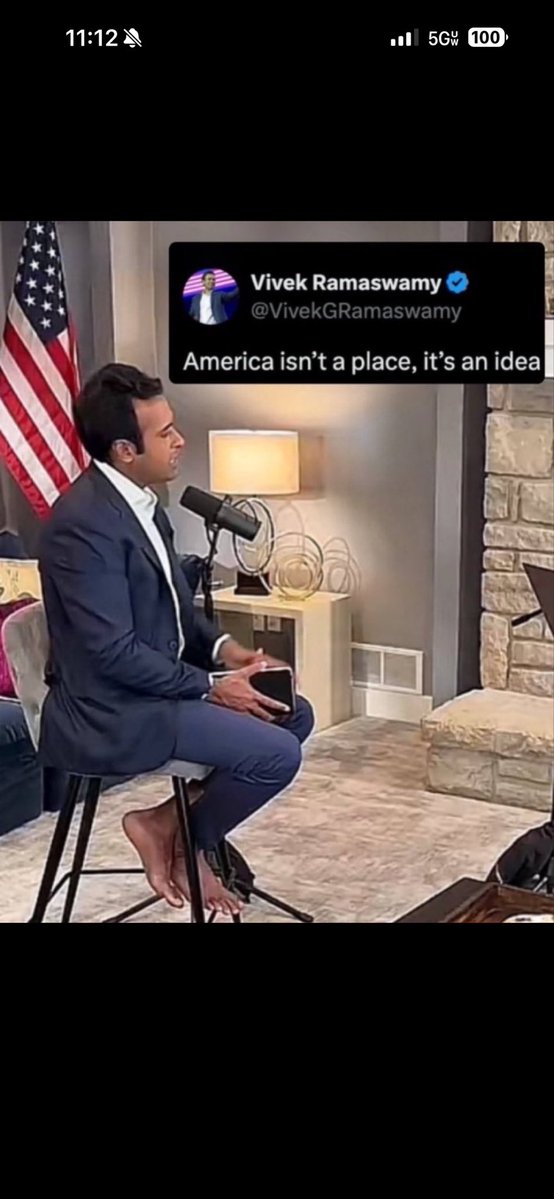BasedShariaLaw's tweet photo. @VivekGRamaswamy Keep your shoes on when you wear a suit. That’s anti American https://t.co/IXPqr8Z3vN