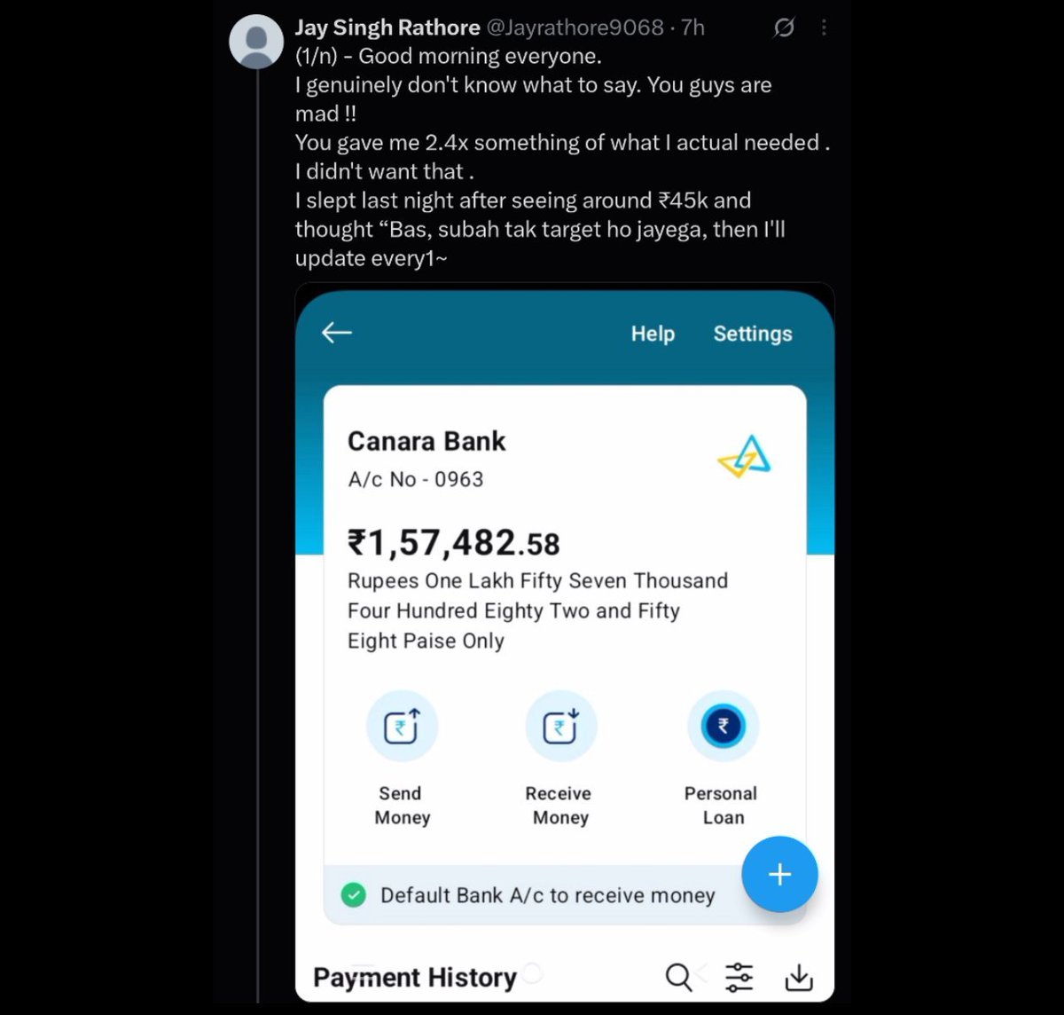 Notorious_Babhn's tweet photo. So, a scammer got caught, and he is a Rajput; and the major accounts posting on his behalf and seeking help from others were also Rajputs.

@Raniisaa_  @dudeitsokay https://t.co/irblrg6Qj3