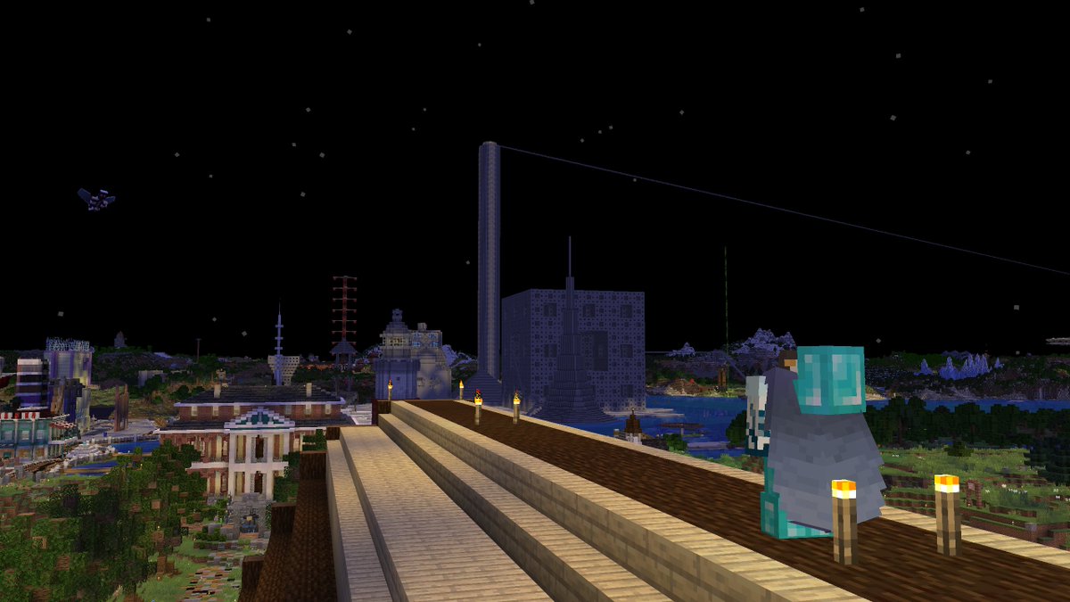 vee4mayhem's tweet photo. hi! I have a habit of facing absolutely the WRONG direction in minecraft screenshots with my friends. AMA! https://t.co/YCUOJeytJm