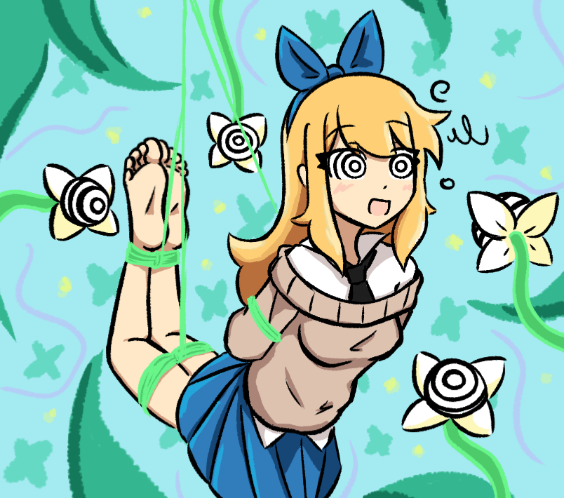 SpiralMeHypno's tweet photo. The very famous Wonderland flowers known as "hypnoblooms"
Wonder too far from the known land and they'll catch you and make you forget about the outside https://t.co/Qw0kjUlKPZ