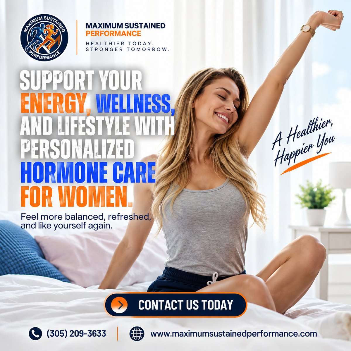 MaximumSus49793's tweet photo. Feeling tired or low on energy? 💙 Your hormones may be playing a role.

Personalized hormone care may help support energy, balance, and wellness. ✨

📞 (305) 209-3633
🌐 https://t.co/Q7smFZUtQP

#WomensHealth #HormoneHealth #Wellness https://t.co/0LP7GpHf9k