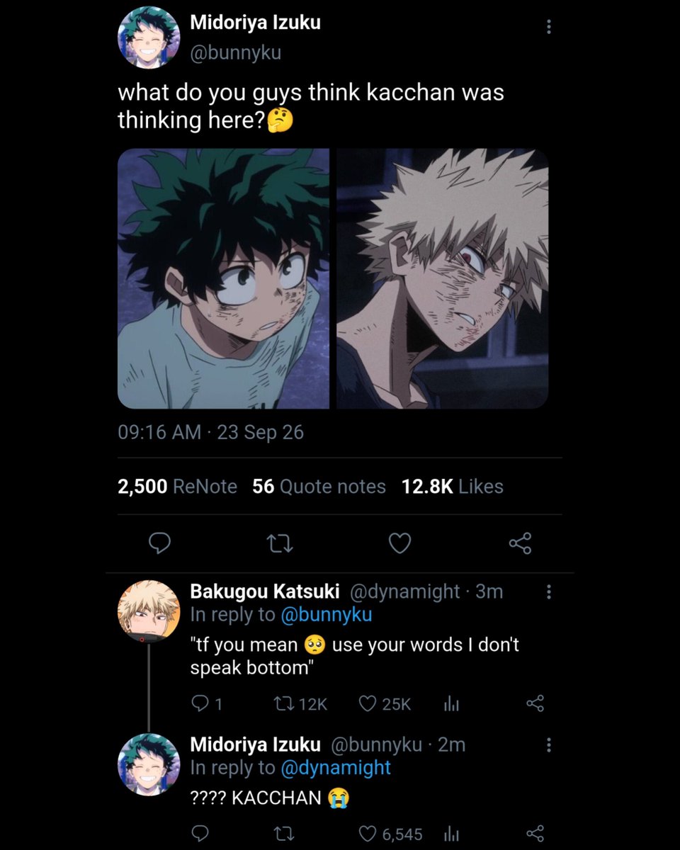 knyslut9's tweet photo. #bkdk Katsuki revealing his inner thoughts https://t.co/2MeVEgjZrv