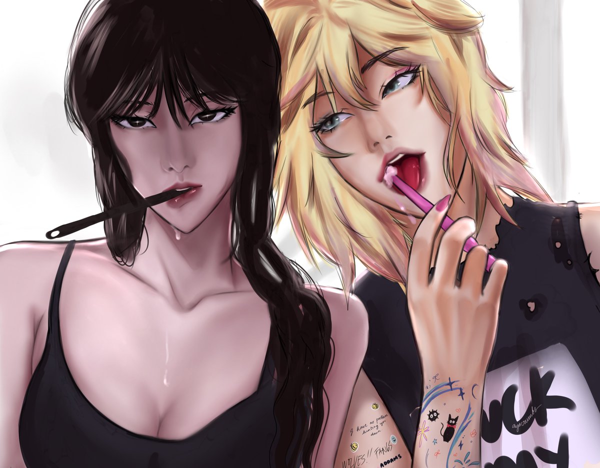 ayacrumbs_'s tweet photo. #wenclair just girlfriend things :3

after the clean art, i’m back with my lazy art >w< 

the lights are coming from the back, i hope I successfully made it look like that lol. https://t.co/1ToFy2mo3I