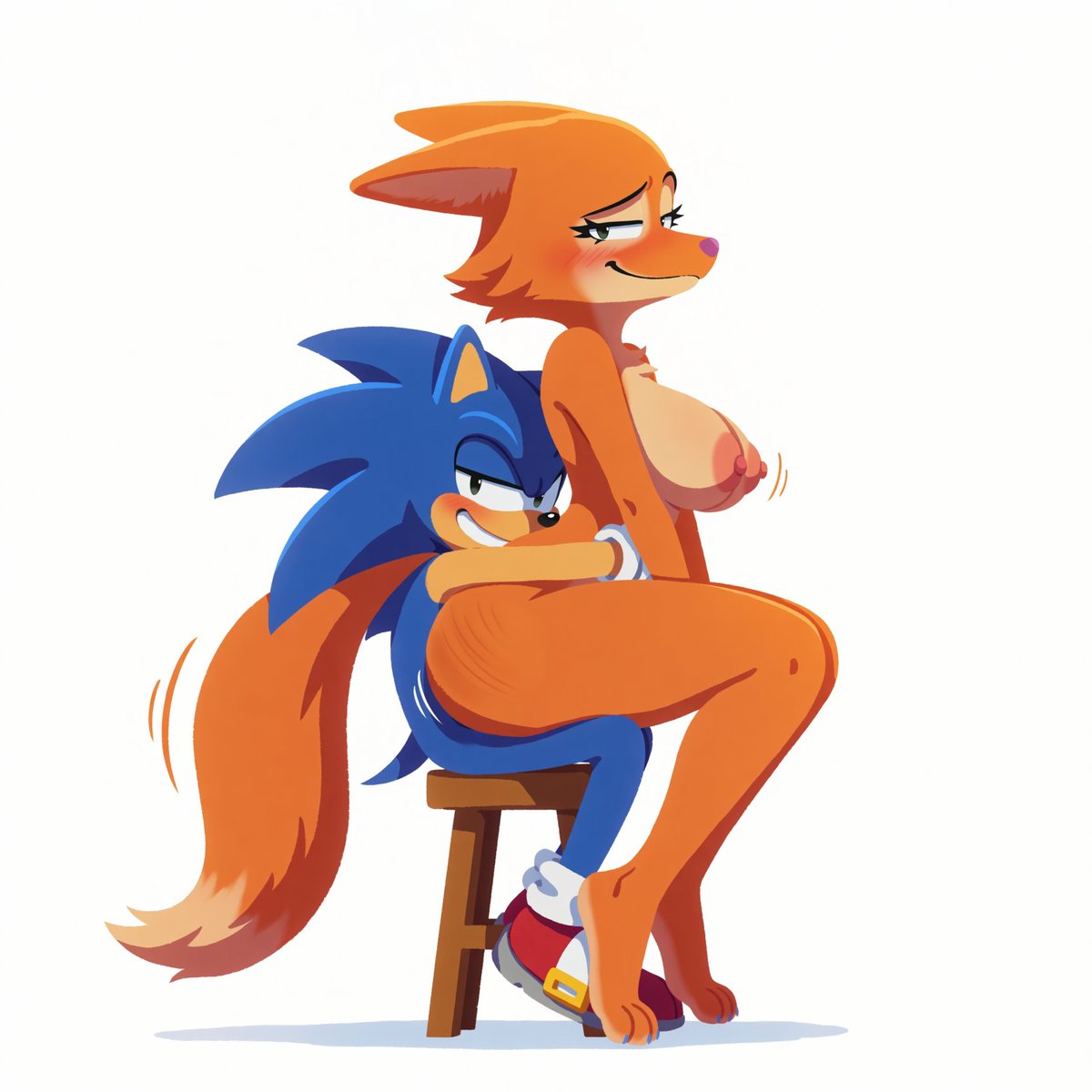 bonsoirdudex's tweet photo. A lame anti-AI disclaimer at the end of The Bad Guys 2 isn't stopping me from generating Diane Foxington getting railed by Sonic. #dianefoxington #sonicthehedgehog https://t.co/r5j8eyhttF
