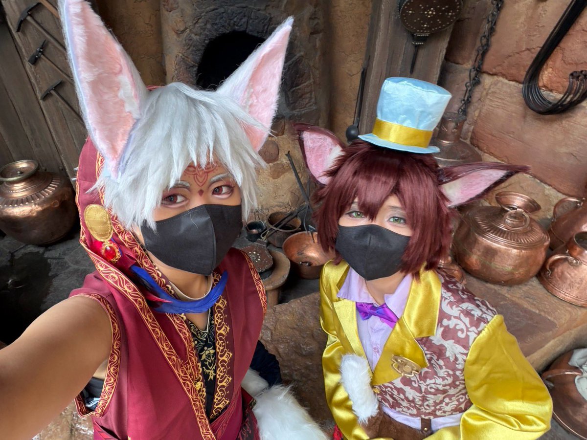 ricchan_cos's tweet photo. 今日はきゃわな🐱くんと🦦👻で🌊にインパ❕

˚✩∗*ﾟ⋆｡˚✩☪︎⋆｡˚✩˚✩∗*ﾟ⋆｡˚✩⋆｡˚✩˚✩∗*ﾟ⋆

🐱くん可愛い🎃🍭 https://t.co/ZrUL4tCPaG