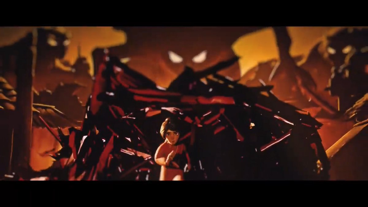 ENsTaleMovie's tweet photo. 『En's Tale』製作の様子３

時にはCGを使ってダイナミックな表現をしています。こちらは、妖怪によって破壊される村から逃げるエンをCGを使って作り上げているところです。適切な照明を当ててカメラアングルを設定すれば、とてもドラマチックなシーンに仕上がります！

能登復興支援を目指すアニメーション映画『En's Tale』は、地元にまつわる神話を元に、現在Kamado Studios が特殊技術を使って製作しています！

この映画を完成させ能登の復興を支援するために、クラウドファン��ィングを実施しています！終了まであと７日ですが、まだまだ目標金額には届いておりません！是非ぜひ、ご支援・応援・シェア、そしてコメントをお願いします！

https://t.co/zkeN155NgH

ぜひ、『En's Tale』を一緒に盛り上げてください！

#enstale #アニメ #クラウドファンディング #キャンプファイア #能登