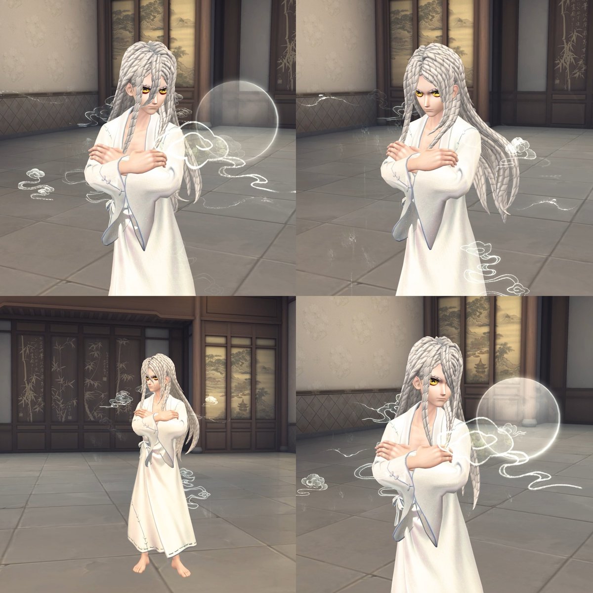 idvlogic's tweet photo. [ Identity V x White Cat Legend Crossover Part 1 ]
• 30/09/26

Matador's Li Bing crossover costume switches into his human form when using his skills, and he's also able to switch into the form in the lobby. https://t.co/279bUaz2qS