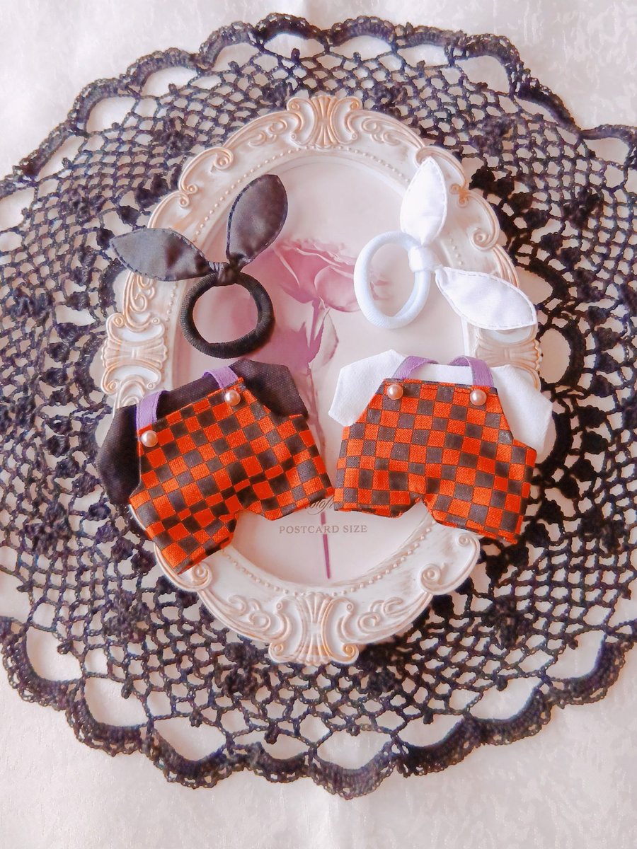 usamihara39's tweet photo. ・10cmぬい服 サロペット ・

ハロウィン風▪️黒×オレンジ

・BOOTHにて販売開始・
#ハンドメイド #ぬい服 #ぬい活 #BOOTH https://t.co/3uBR5qmhbG