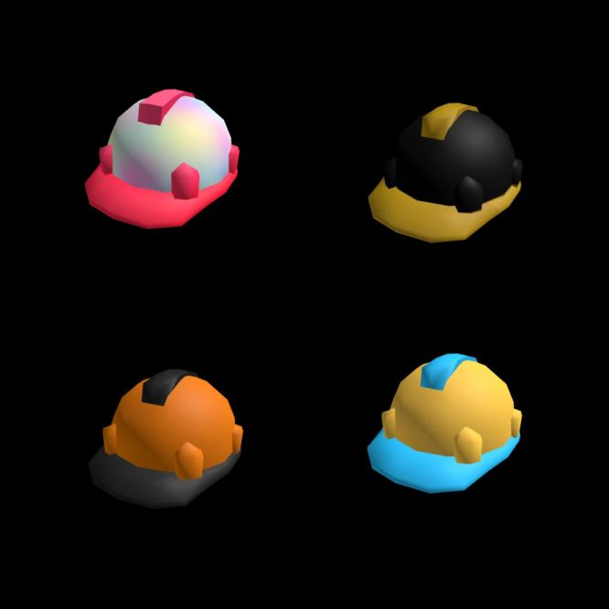 idelww's tweet photo. Roblox Hard Hats https://t.co/RHY9HV8w4N