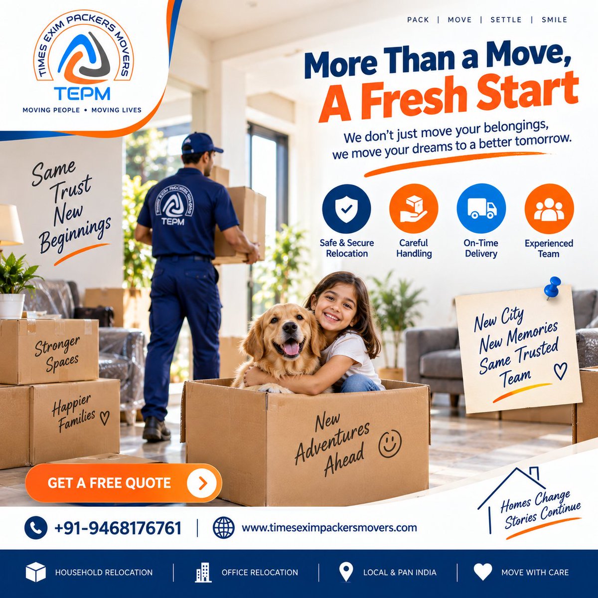 TimesExim's tweet photo. #relocationservices #homeshifting #officeshifting #movingcompany #packersmoversindia #safeshifting #trustedmovers #gurgaonservices #delhincrbusiness #logisticsindia #TransportServices #door2door services #gurgaon-call now - 094681 76761 / https://t.co/MfbJE36UmW https://t.co/YQI1q419nE