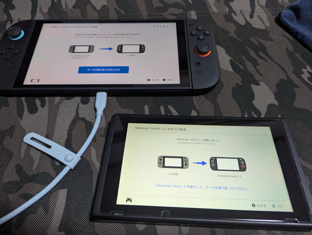 jobmandksa's tweet photo. めっちゃ今更だけどSwitch2へのデータの引き続きをやってる https://t.co/hdMymSklw7
