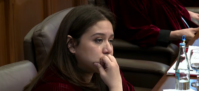 inquirerdotnet's tweet photo. LOOK: Senator-judge Camille Villar sheds tears as she pleads for respect towards absent Senators, while the impeachment court reconsider the voting threshold to convict VP Sara Duterte.

Villar: Kasi lahat naman po ng wala dito, hindi naman po sila napatunayan na may sala. Hindi po sila plunderer. Hindi po sila magnanakaw. Hindi po sila napatunayan na ganon. So huwag naman tayo tumayo diyan at maglo-blow ng ganon. #VPonTrial | @keithcINQ
Follow our live updates here: https://t.co/4jXg8KPrID

Watch our livestream here: https://t.co/Ur6s3y6oOl