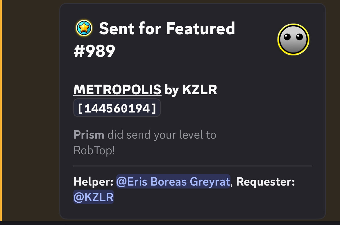 kzlr_gd's tweet photo. METROPOLIS got 15th send from Prism

My send record has been broken.. https://t.co/FubtHOpo9A