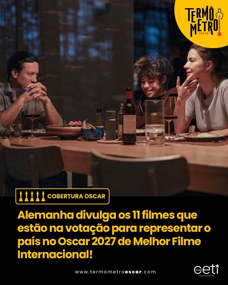 PhyllisTorodl's tweet photo. Os festivais se aproximam e, com eles, a temporada para o Oscar 2027 começa a tomar forma. Como acontece todo ano, já temos os primeiros países anunciando os seus representantes para o Oscar de Melhor Filme Internacional. A Alemanha anunciou que https://t.co/T0wXhZ3AUO