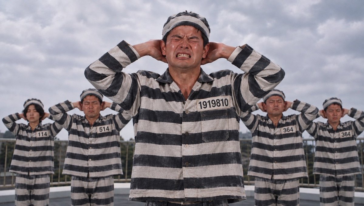 fictitious1999's tweet photo. 淫夢禁愚の刑

大日ぺ帝国で施行されている刑罰。許されざる罪を犯した者らが、聴衆の飽きるまで延々歌い踊らされるというもの。一族郎党連座制が取られ、見せしめの意味合いが強い。これまで婦女暴行犯や大学中傷者、さらには毒物料理人や、あまり眠らない虚言癖の露出魔など様々な人物が刑に処され、 https://t.co/quaDHaLG36