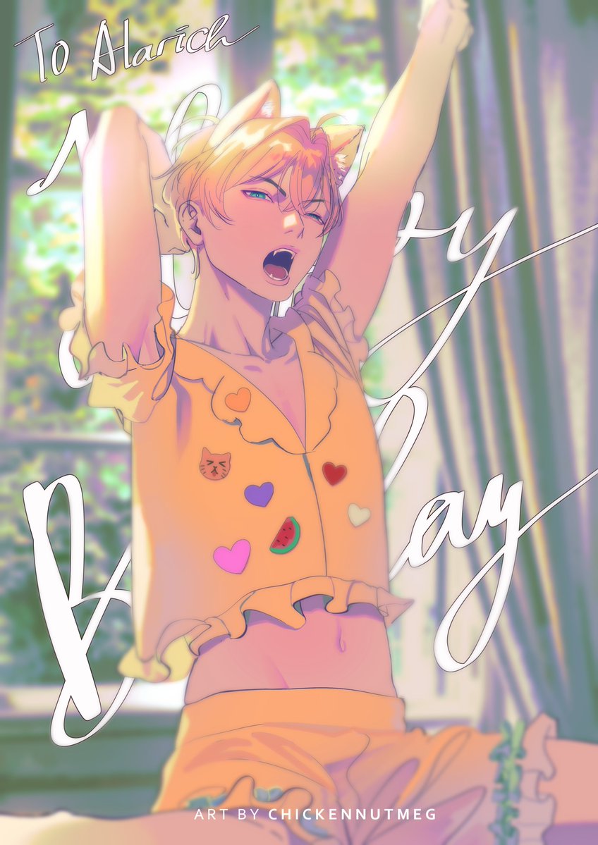chickennutmeg's tweet photo. Rise and shine, Alarich! 💛🐱

May life gives you the best fate it could offer, and may your path be filled with blooming flowers!! HAPPY BIRTHDAY AL!!!!!

#MagicAlDay #RahajengWantiWarsaAL https://t.co/fpGtFPyr3M