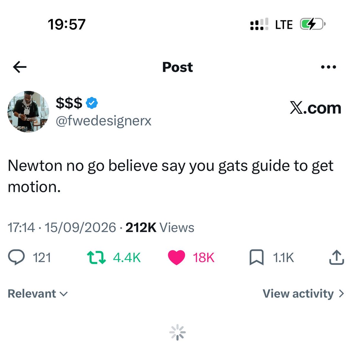 fwedesignerx's tweet photo. Lmfaooo 😂💔 https://t.co/38BxTbZuWI