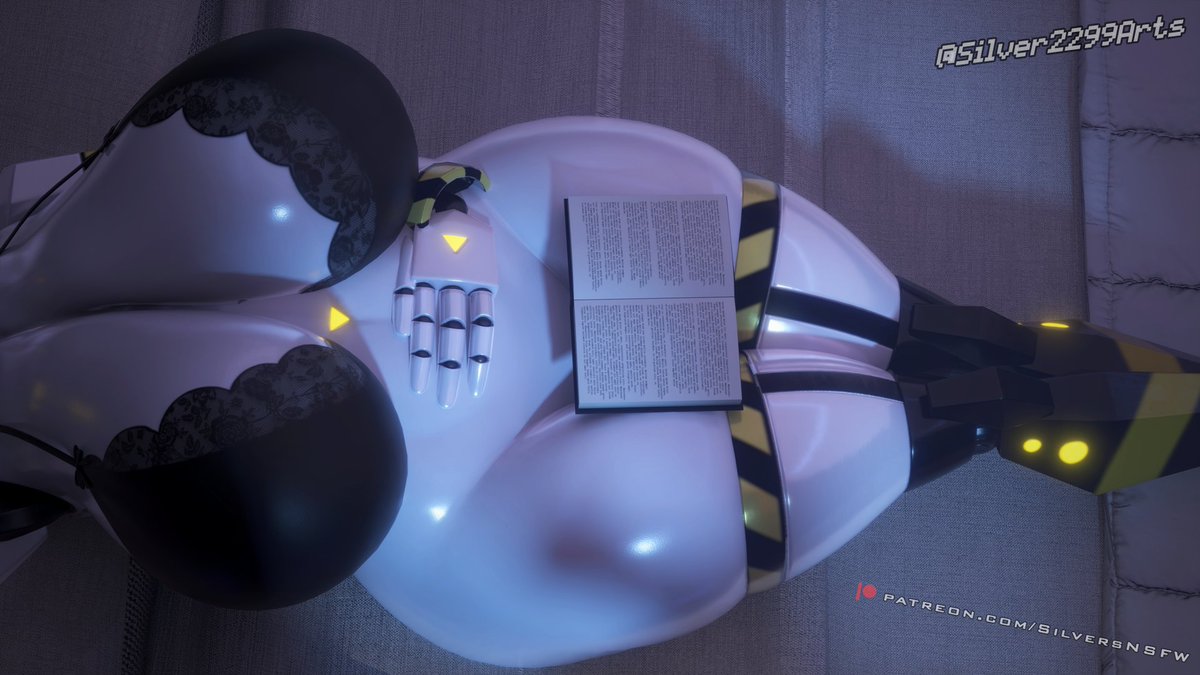 Silver2299Arts's tweet photo. That's some fine reading~ >:3

#murderdronesnsfw #serialdesignationj #murderdrones https://t.co/oHr7S5Jbrv