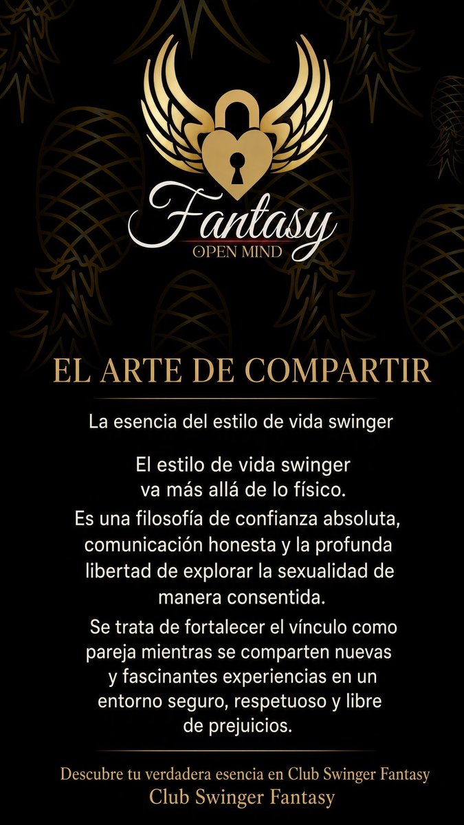 FantasyLifeSw's tweet photo. ¿Swinger, single, unicornio, soft o full? 👀

Más allá de las etiquetas, el estilo de vida swinger tiene algo en común: confianza, comunicación, límites y consentimiento.

¿Sabes realmente qué significa cada término y cómo se vive este mundo?

Te lo contamos en nuestro artículo:
“El arte de compartir: la esencia del estilo de vida swinger” 🔥

👉 https://t.co/rNlr4lVWuc

¿Conocías todos estos conceptos?