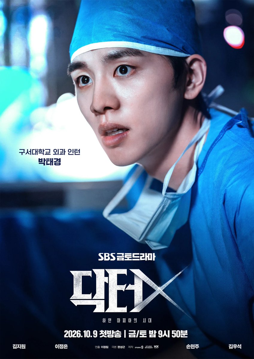 kdramasdiary's tweet photo. Character Posters of #DoctorX, releasing on October 9. https://t.co/Ae40SRvhs3