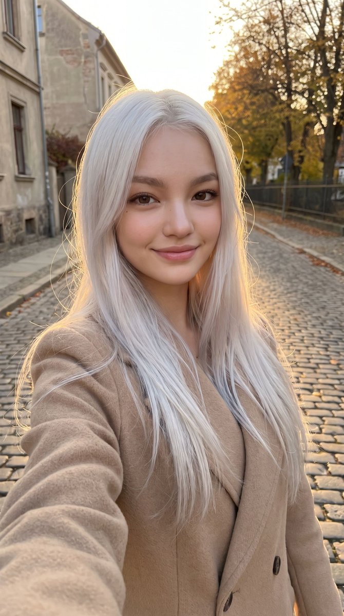 misakiasiangirl's tweet photo. Little Asian girl with silver-white hair… would you say hi? https://t.co/cJjjxjEUqs