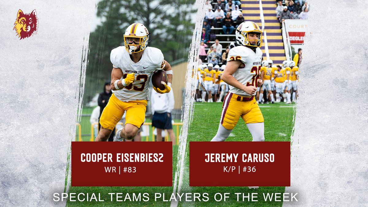 NSUWolves_FB's tweet photo. Our POTW for Week 3.
#gowolves | #northernstateu | #bringingitall | #makehistory https://t.co/jX0jZQKwwU