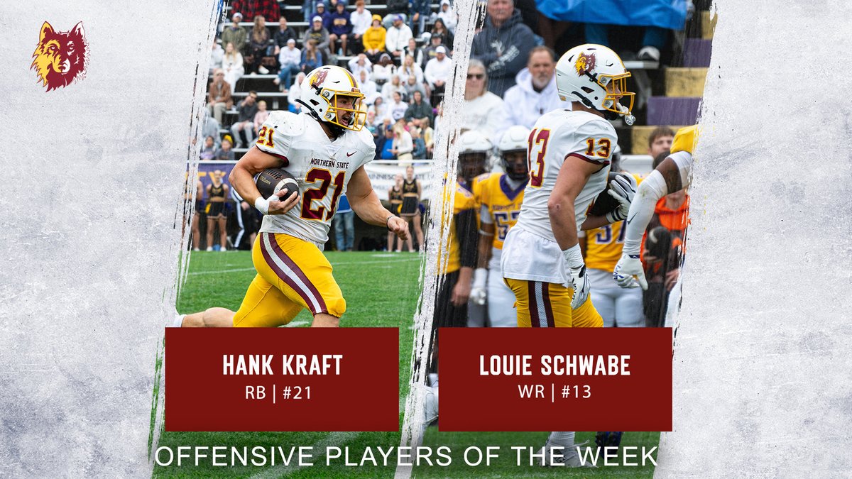 NSUWolves_FB's tweet photo. Our POTW for Week 3.
#gowolves | #northernstateu | #bringingitall | #makehistory https://t.co/jX0jZQKwwU