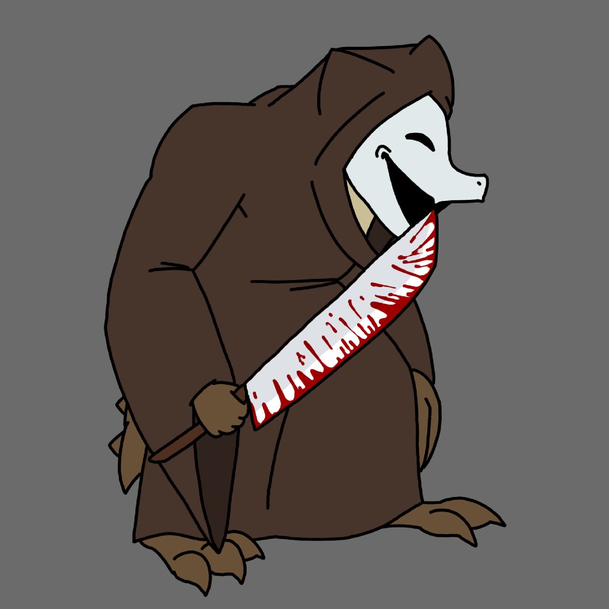 simon_kippy's tweet photo. (Cw bloody weapon mask wearing)
Serial killer dragon character https://t.co/bmPJPZ594i