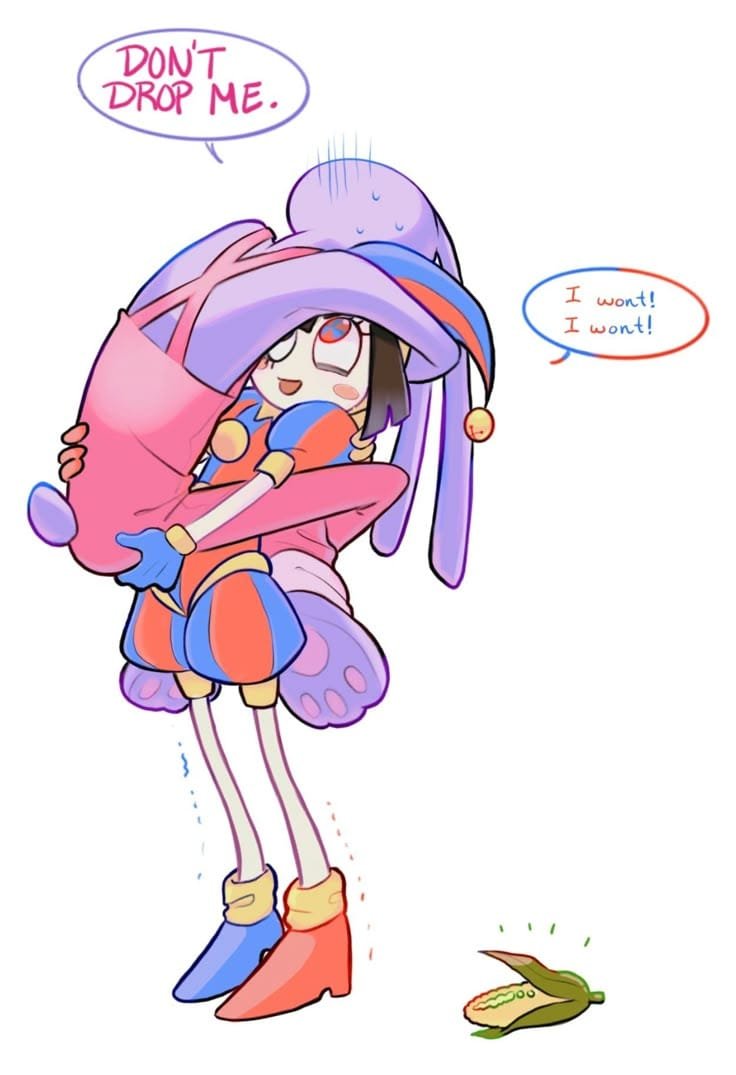 Silliestsily's tweet photo. #tadcㅤㅤ #theamazingdigitalcircus #Jax #Pomni #notmyart https://t.co/zZFH1kFJJY