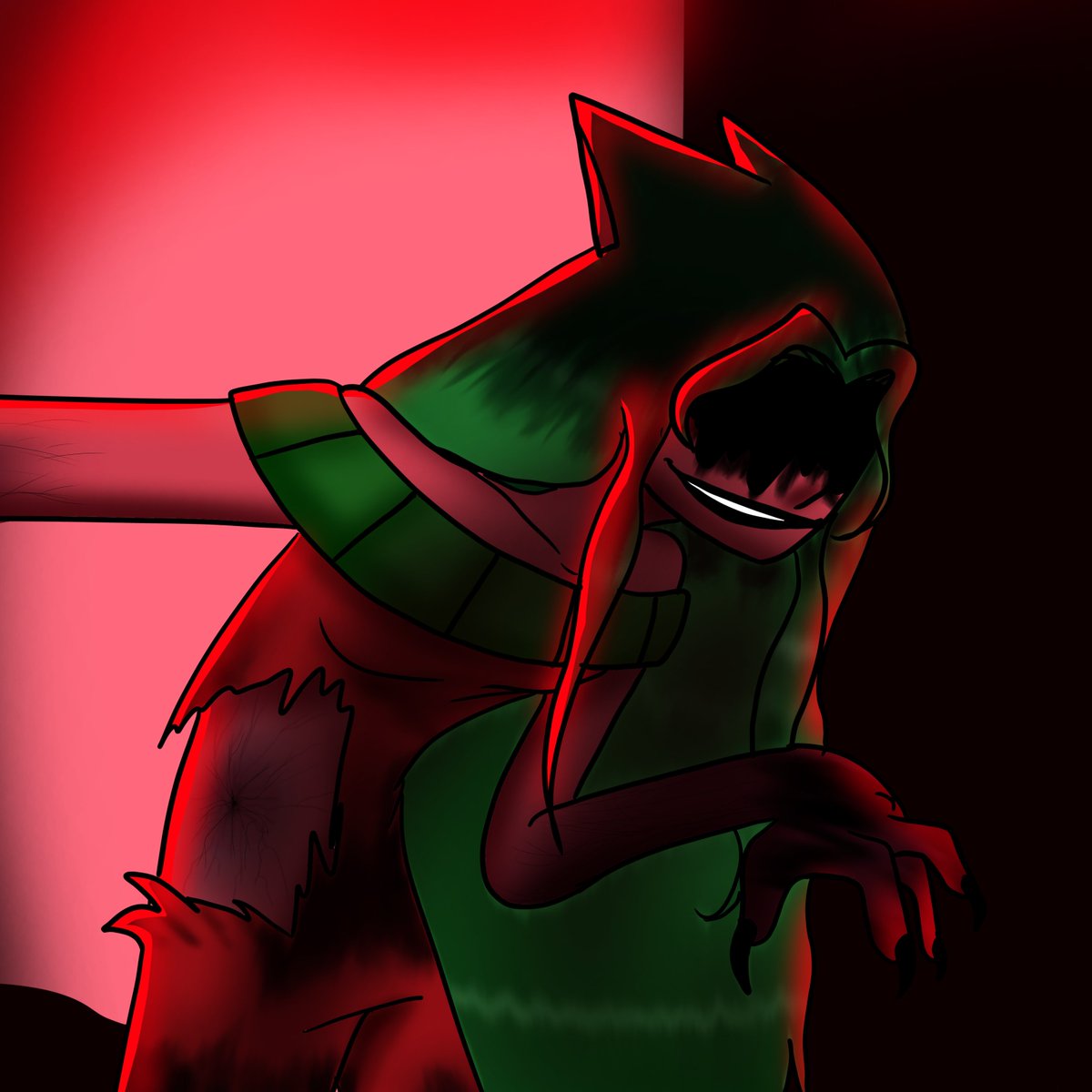 alli_clown's tweet photo. My art In red https://t.co/ZzOyeIsWOT