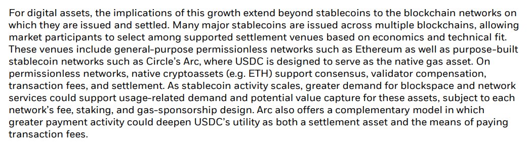 NateGeraci's tweet photo. World’s largest asset manager is out w/ new white paper on intersection of AI & digital assets…

BlackRock:

“AI represents machine-native intelligence, while digital assets represent machine-native money.”

"Several types of digital assets may support agentic commerce, but stablecoins are likely to lead
transactional use."

IMO, here’s most important paragraph from the 11 page doc…