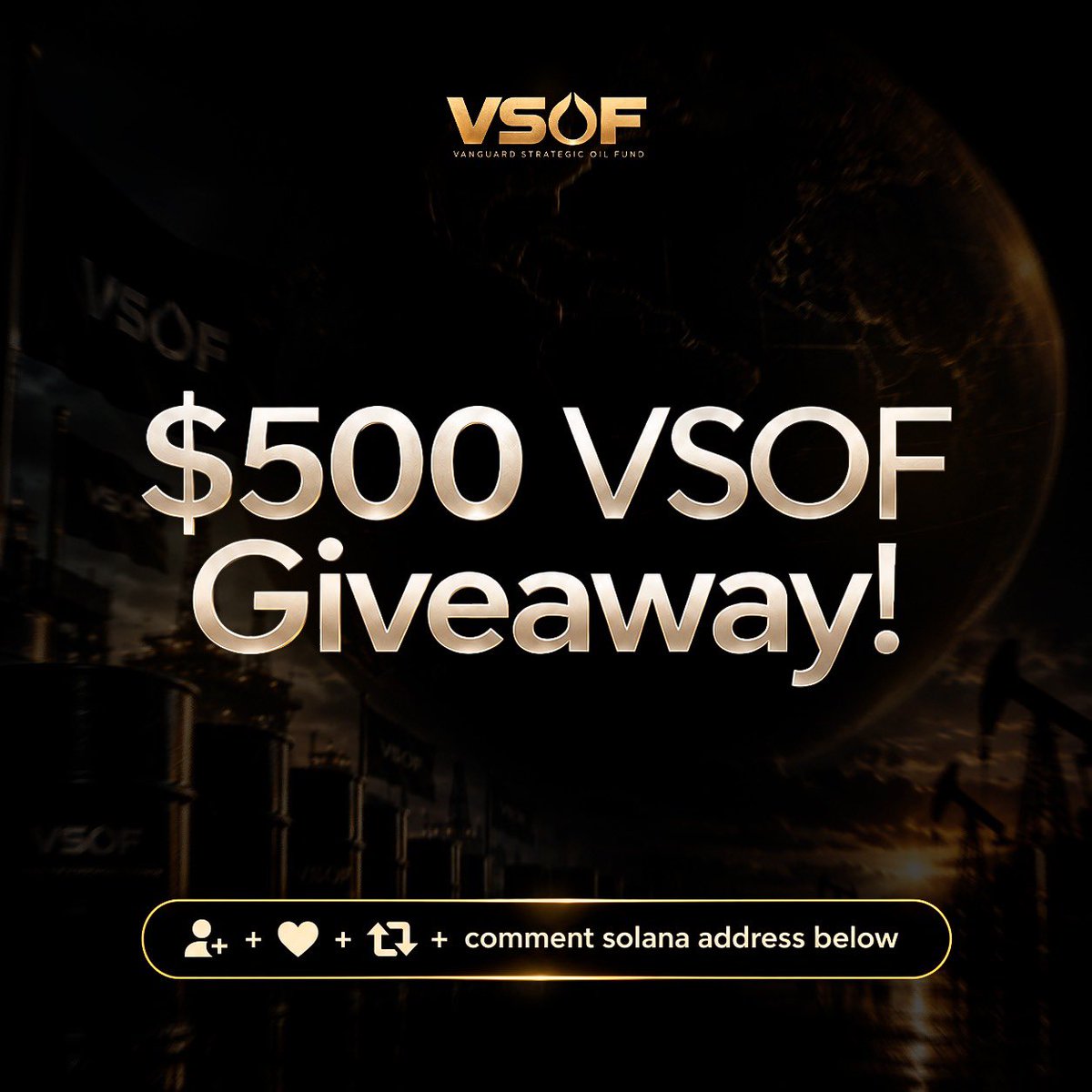 VSOFOfficial's tweet photo. $500 VSOF Giveaway!

Like + RT + comment solana address below

Good luck! https://t.co/XiPdARC7Pn