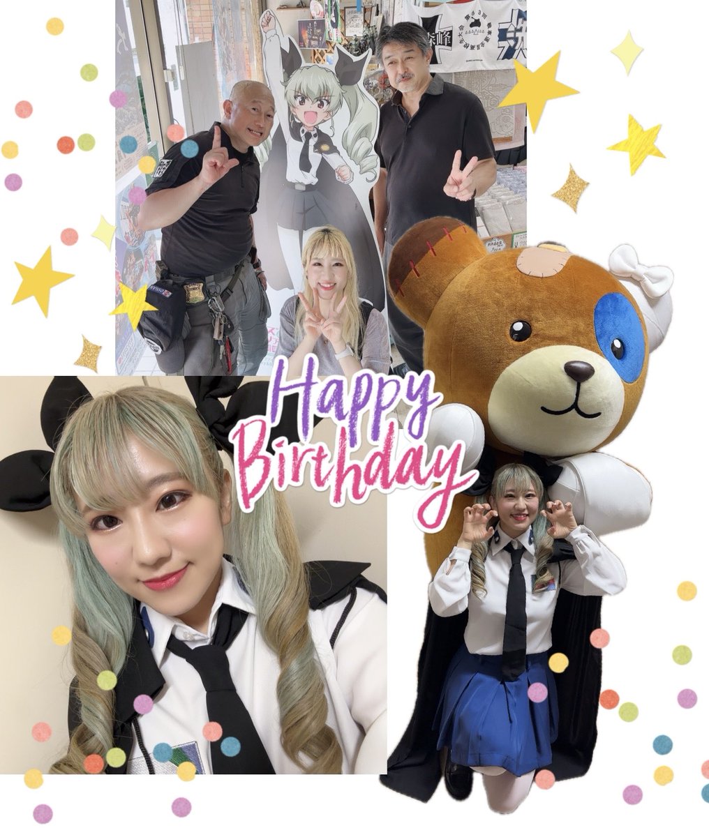 maya_no_a's tweet photo. 9/23アンチョビ！お誕生日おめでとう🎉🎂
仲間想いのかっこ可愛いアンチョビが大好きだ〜！🍕
大洗でのお誕生日会盛り上がってますか？🍰💕お前たち！宴会だ〜！

ドゥーチェ！ドゥーチェ！ドゥーチェ！ドゥーチェ！ドゥーチェ！！
#garupan 
#アンチョビ生誕祭2026 
#アンチョビ生誕祭
10月からのTVアニメも劇場版も楽しみ♡
