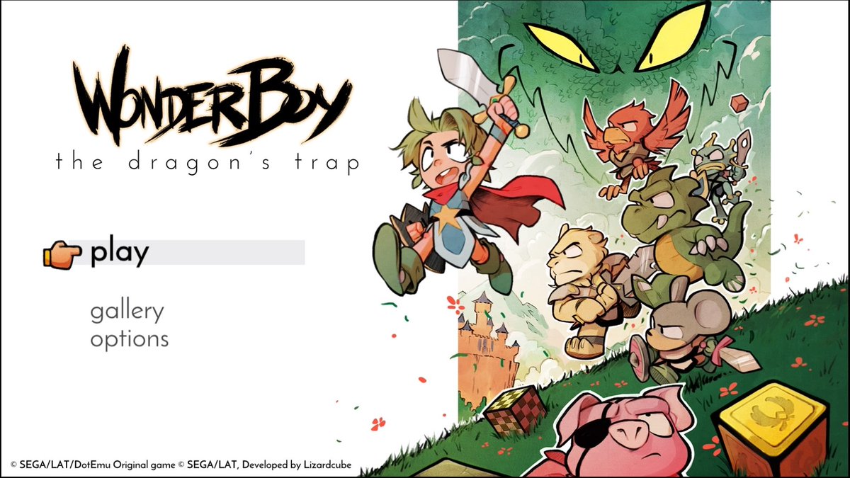 Zarygani's tweet photo. @WackyOblivion Piranha-man browsing the shop from the Wonder Boy III: The Dragon's Trap remake. Highly recommended and available on practically everything! https://t.co/FFLpLJFT4j