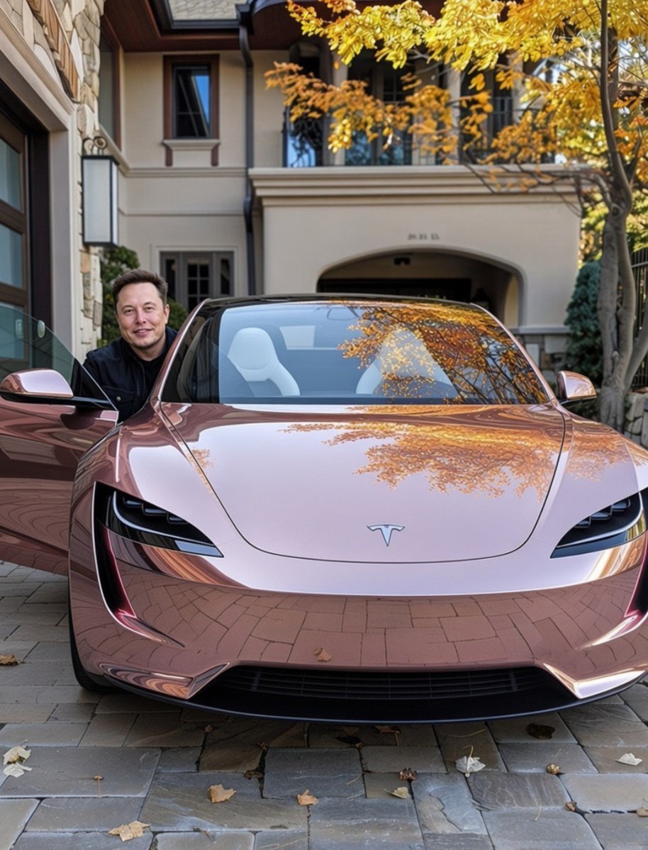 Spacerevo369's tweet photo. Do you like Rose gold Tesla? https://t.co/CogAAZ0PGk