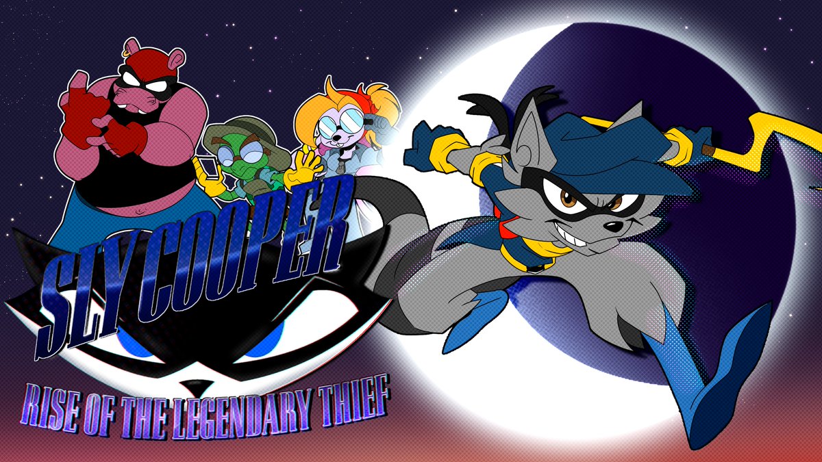 SlyCooperRotLT's tweet photo. Join us in celebrating Sly Cooper's 24th anniversary with the premiere of ROTLT's animated intro and Episode 0 preview this Thursday! (Or tomorrow for Ko-Fi members). 

https://t.co/RKWqcCfAqB https://t.co/feWUmO8VlE