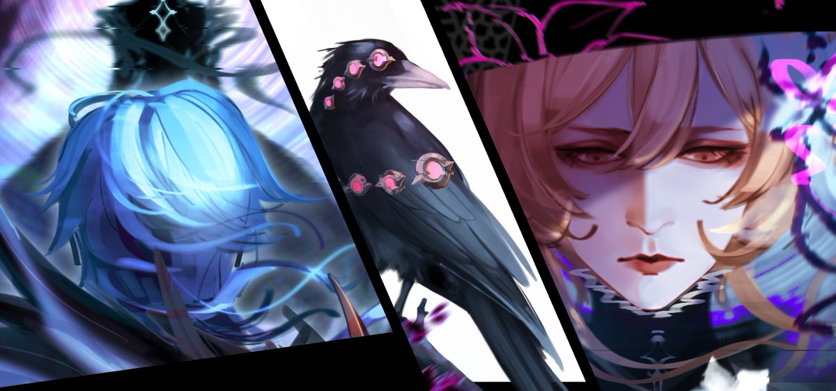 SilenceMasamune's tweet photo. The Princess of the Abyss and Her Crow 

~Spoiler~

#ドットーレ #dottore #dottolumi https://t.co/qJFYXYya2b