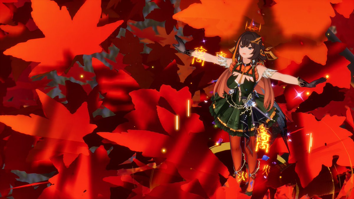 PolyNyan92's tweet photo. Welp, its officially the first day of Fall! (19:05 CST, September 22)

Autumn-chan is out and about collecting leaves and enjoying the scenery 🍁🍂

📷#幻塔 #幻塔SS #TowerofFantasy #ToF #Tofography https://t.co/ANto54nk66