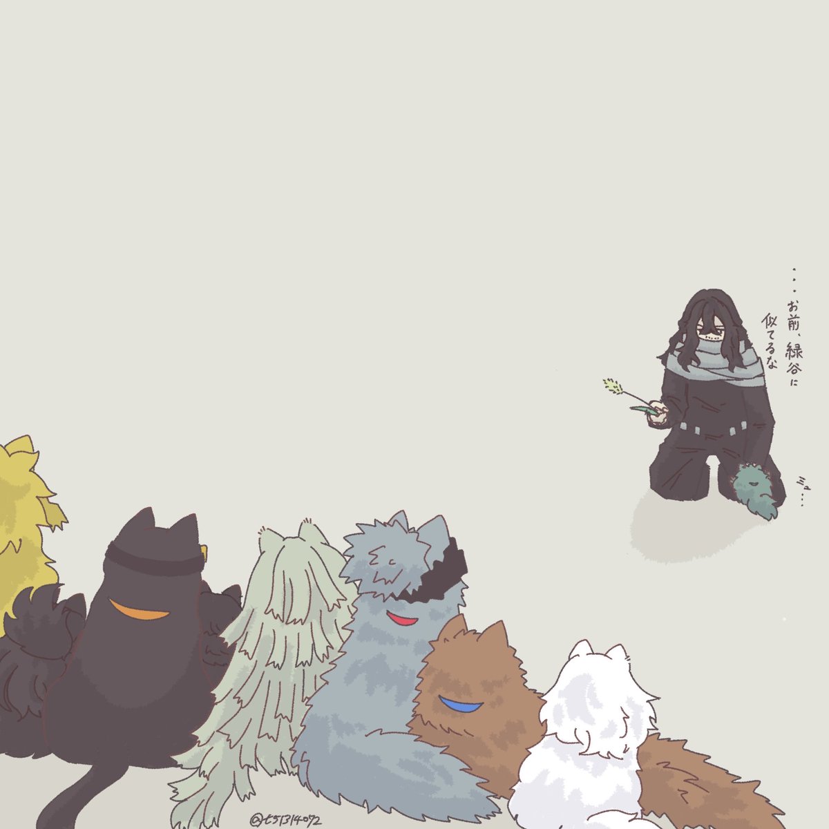 t51314072's tweet photo. 🐈化注意(継承者s)

👀先生と🍎ちゃんと一緒 https://t.co/RERXAYhsQJ