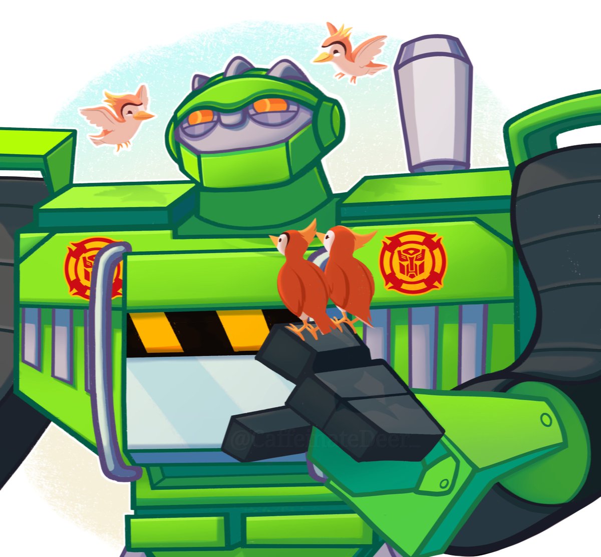 CaffeinateDeer_'s tweet photo. I was rewatching my childhood show and wanted to draw this cutie
I love Boulder sm ๐ญ๐
#Boulder #Transformers #RescueBots https://t.co/fZC0yXwPMK