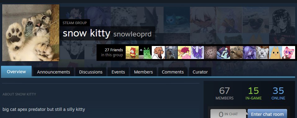 pawpflash's tweet photo. clan tags are back sooo if u want snowleoprd as tag join up :3

https://t.co/hwTZ0Xd7j8 https://t.co/H6ijX4gnYJ