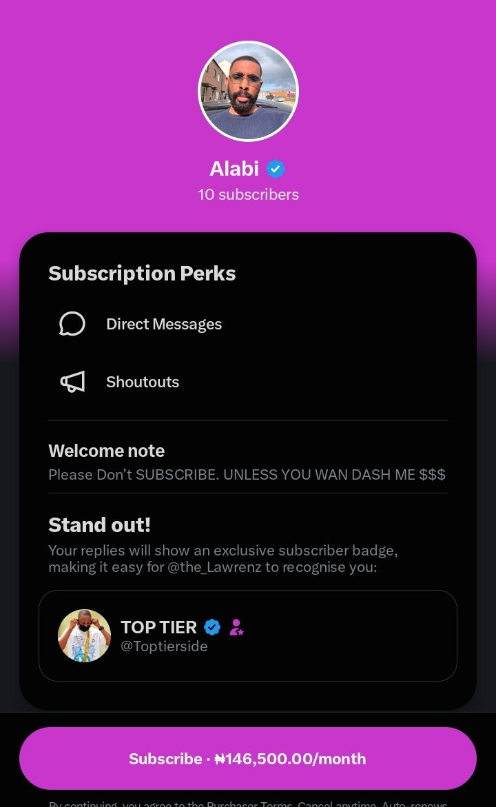 Toptierside's tweet photo. I wanted to subscribe to you my favorite influencer but this money right here is my two years net worth 😭😭😭 https://t.co/1sNpXLcIVY