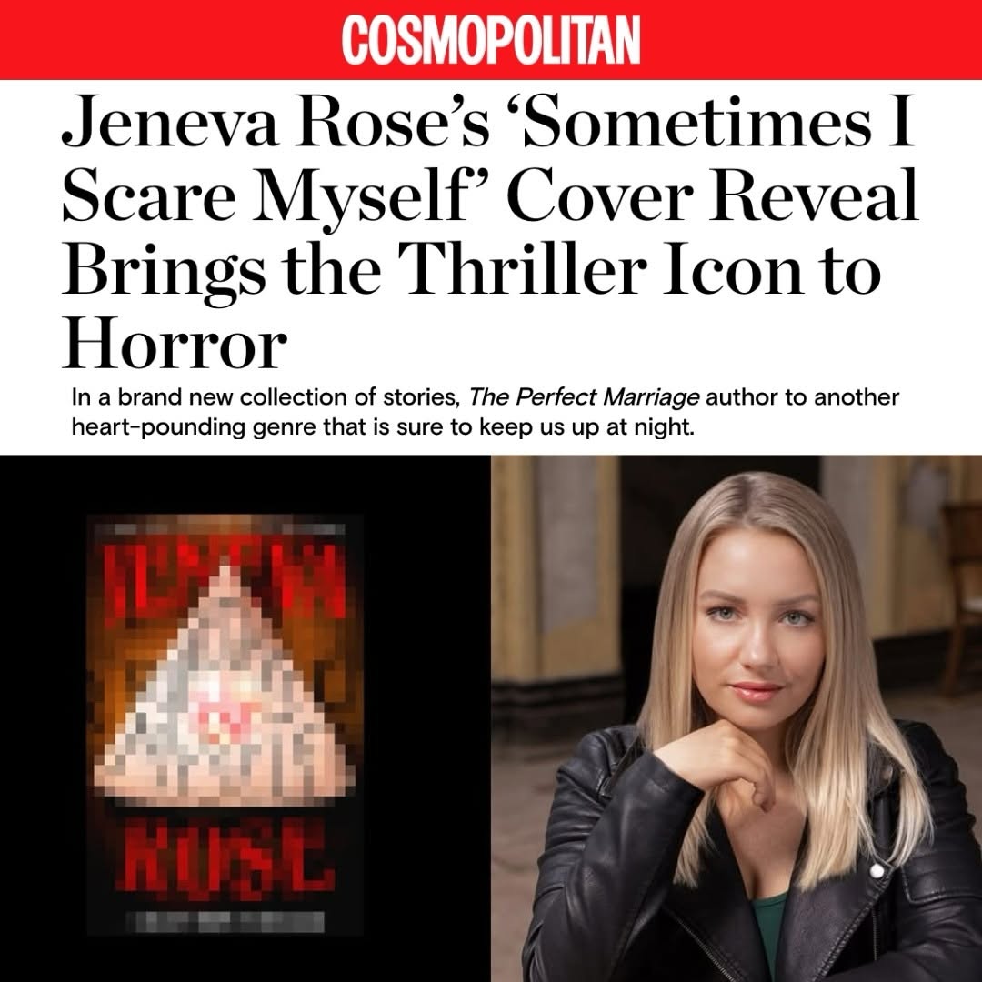 jenevaroseaut's tweet photo. FIRST LOOK ALERT👁️, courtesy of !

From No. 1  and national bestselling author Jeneva Rose comes her most sinister turn yet.🌑👻Pushing beyond psychological suspense and straight into nightmare territory, enter the darkness with SOMETIMES I SCARE MYSEL... https://t.co/pC5Q2cauIz